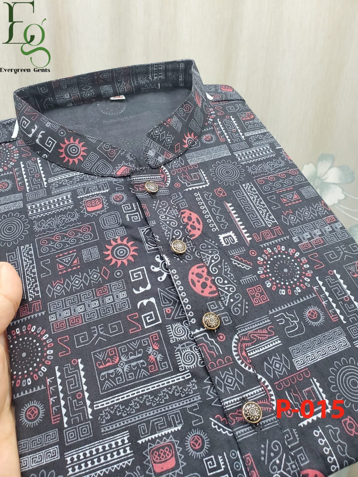 আড়ং কটন কাপড়ের প্রিন্টের পাঞ্জাবি ! - Image 3